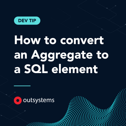 How to convert an Aggregate to a SQL element