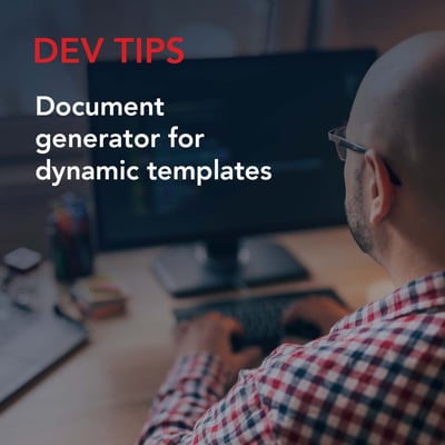 Document generator for dynamic templates