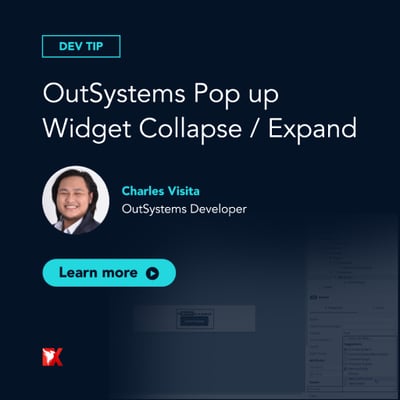 Dev Tip: How to Use the OutSystems Popup Widget for Collapse and Expand