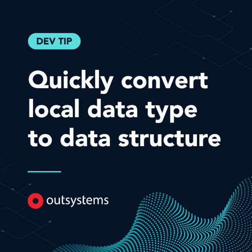 Convert local data type to data structure