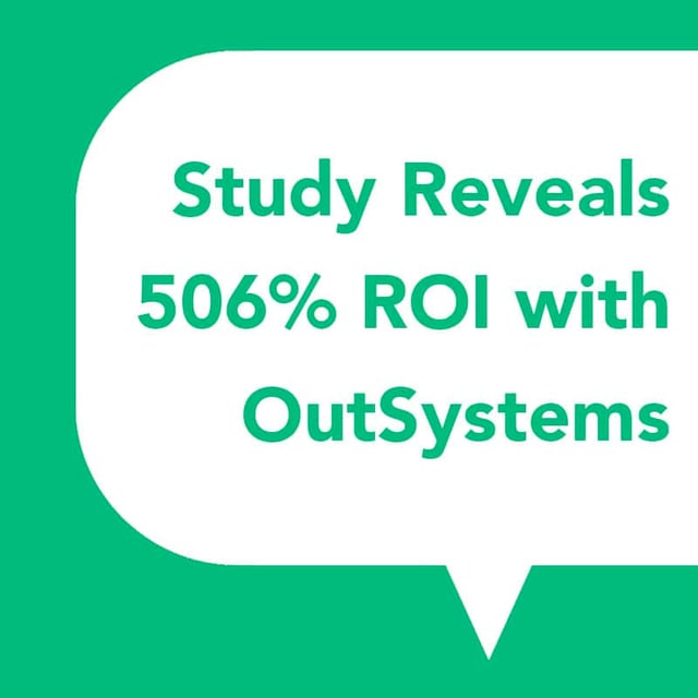 Forrester insights into the Total Economic Impact (TEI) of low-code platforms